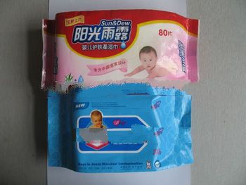 popular cleaning baby wet wipes/tissue