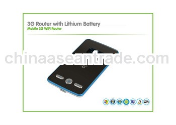 portable 3g wifi router built-in sim card slot,with 1800mAh battery, high speed 7.2mbps