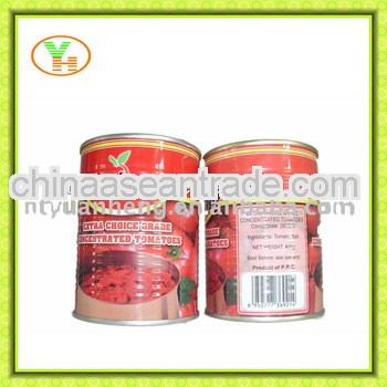 process paste tomato,28-30% hot brix tomato paste