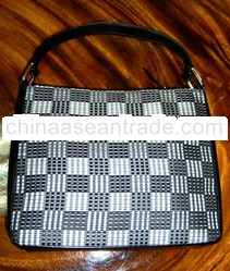 Purse - Black and White Checkered