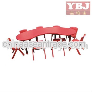 red plastic desk and chairs for sale