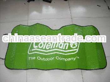 retractable EPE BUBBLE car front sun shade with silk screen printing