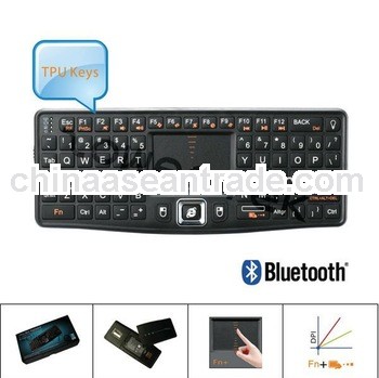 rii mini Finland Bluetooth backit keyboard with touchpad