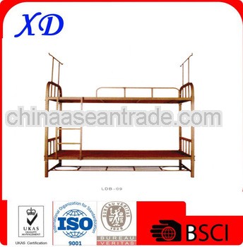sale!Metal bunk bed for school/metal over twin beds with lockers/double bed for