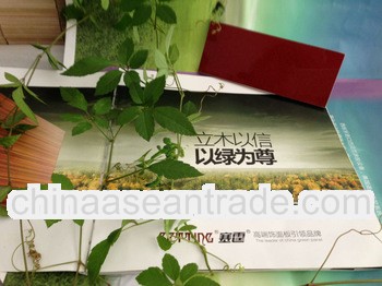 setting 5-30mm high glossy and high hardness uv board with PVC film