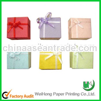 small custom paper earing box wholesale made in 