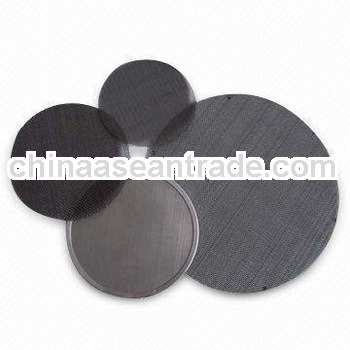 stainless steel filter disc for gas and liquid