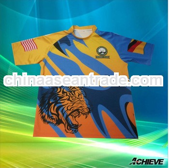 sublimation rugby shirts custom team wear
