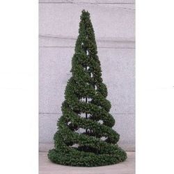 15' Commercial Grade Spiral Artificial Christmas Tree With Clear Lights