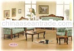 Teak Sofa Set Classic Design Romawi Tersanjung 1, Indoor Furniture