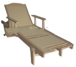 java lounger with arm