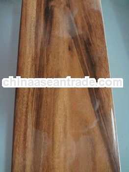 wooden laminate flooring 12mm lg finish high glossy exotic color