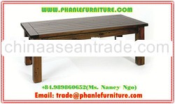 Wood coffe table , phan le furniture, table made in vietnam, furniture vietnam