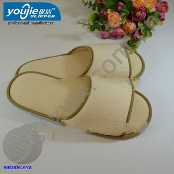 yellow lovely open ladies high fashion slippers