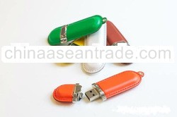 Leather USB Flash Memory, Corporate Gift Leather USB