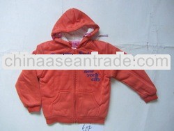 2012 children girl's knitted hoody jacket stock factory supply