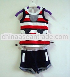 2012 fashion vest and shorts children set