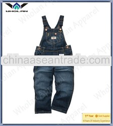 100% Cotton Denim Overall for baby girls wear
