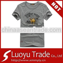 100% Cotton/Polyester Custom Mens Fashion Screen Printed Shirts