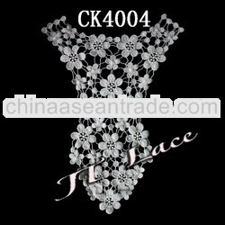 100% Cotton collar lace for garment Gaungzhou wholesale CK4004