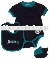 100% cotton black baby romper, baby grow