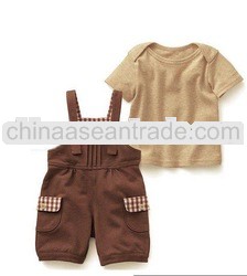 100%cotton fashion baby overalls ,baby garment