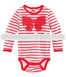 100% cotton stripe baby jumper
