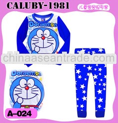 100% cotton wholesale kids pajamas for girls/boys fashion children garment baby sleeping wear