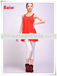 11312401 Girl Training Simple Cropped Dance Pants