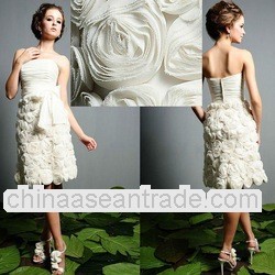 2013 Sexy Knee Length Chiffon Wedding Dresses SH838