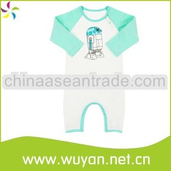 2013 cotton baby cheap romper/baby boys romper/white baby romper
