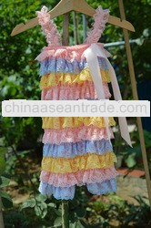 2013!!wholesale colorful summer romper for baby