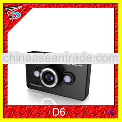 2.7 inch 1080p full hd latest 2013 gps/g-sensor car black box high end(D6)