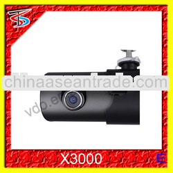 2.7 inch cheap dual lens car dvr camera with gps(X3000)