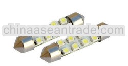 2pcs 42mm 8-SMD 1.72" 12V Festoon Dome Light LED bulbs + STICKER 211-2 212-2 569 578