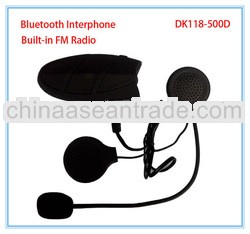 500m rale way wholesale motorcycle bt interphone bluetooth motorcycle with FM function