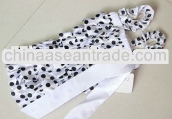 Baby White Dots petti romper
