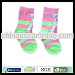 Baby boy animal head pictured sock