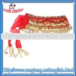 Belly Belt Dance Hip Scarf Red