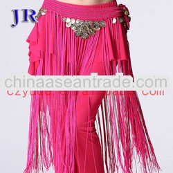 Belly dance fringe coins belts belly dance belts egyptian belly dance hip scarf Y-2019#