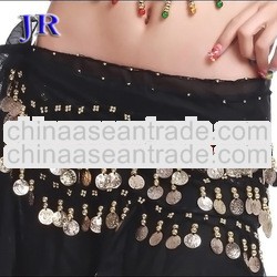 Belly dance tribal hip scarf Belly dance fringe hip scarf 2013 new hot chiffon belly dance hip scarf