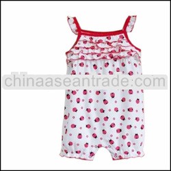 Bestgo cotton baby lace romper wholesale