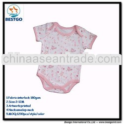 Bestgo pink jersey baby clothing