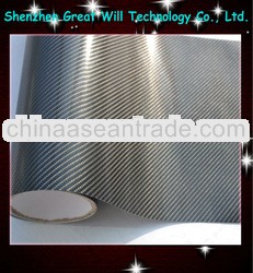 Black 4D Carbon Fiber Film 4D Fibre Sticker Sheet