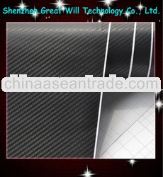 Black Car Body Carbon Fiber Vinyl Sheet 1.52mx30m
