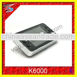 Brushed aluminium Full HD 1080P Car Black Box/ Video Recorder K6000 with G-Senser, 2.7" TFT LCD