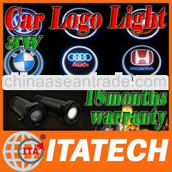 Car Logo LED door courtesy light/LED ghost shadow light/LED logo projector