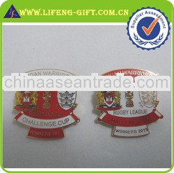Challenge cup custom made lapel pins wholesale
