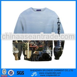 Cheap price autumn fashion printed men's sweatershirts hoodies