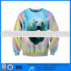 Cheap price fashion printed women's sweatershirts hoodies